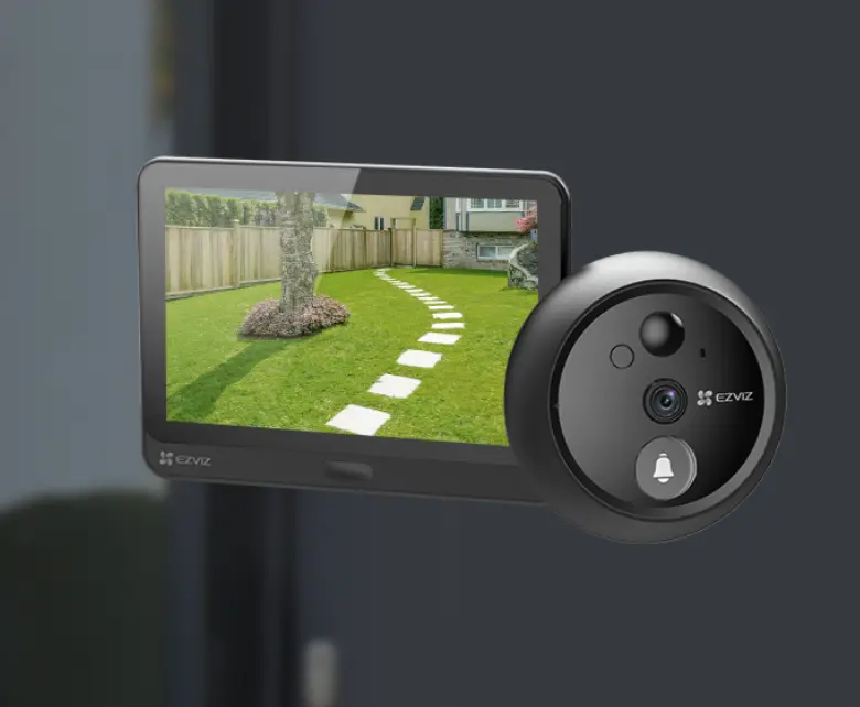 TIMBRE INALÁMBRICO CON MIRILLA EZVIZ HP4   